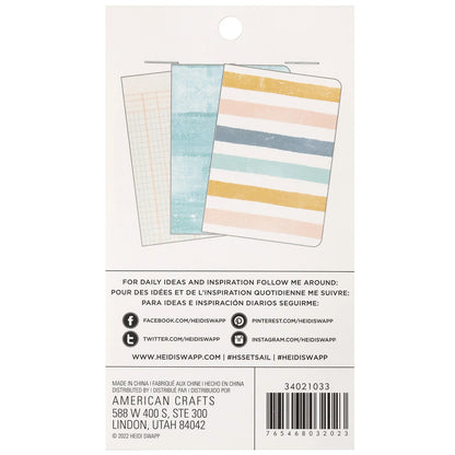 Heidi Swapp - Set Cuadernos Mini - Hojas Blancas