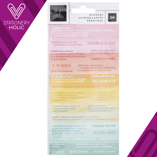 Heidi Swapp - Stickers - Sun Chaser