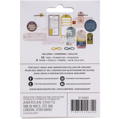 Heidi Swapp - Tags - Care Free