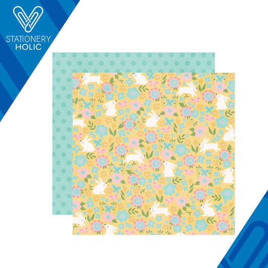 Simple Stories - Hoja Papel 12 x 12 - Hoppy Easter - Hop To It!