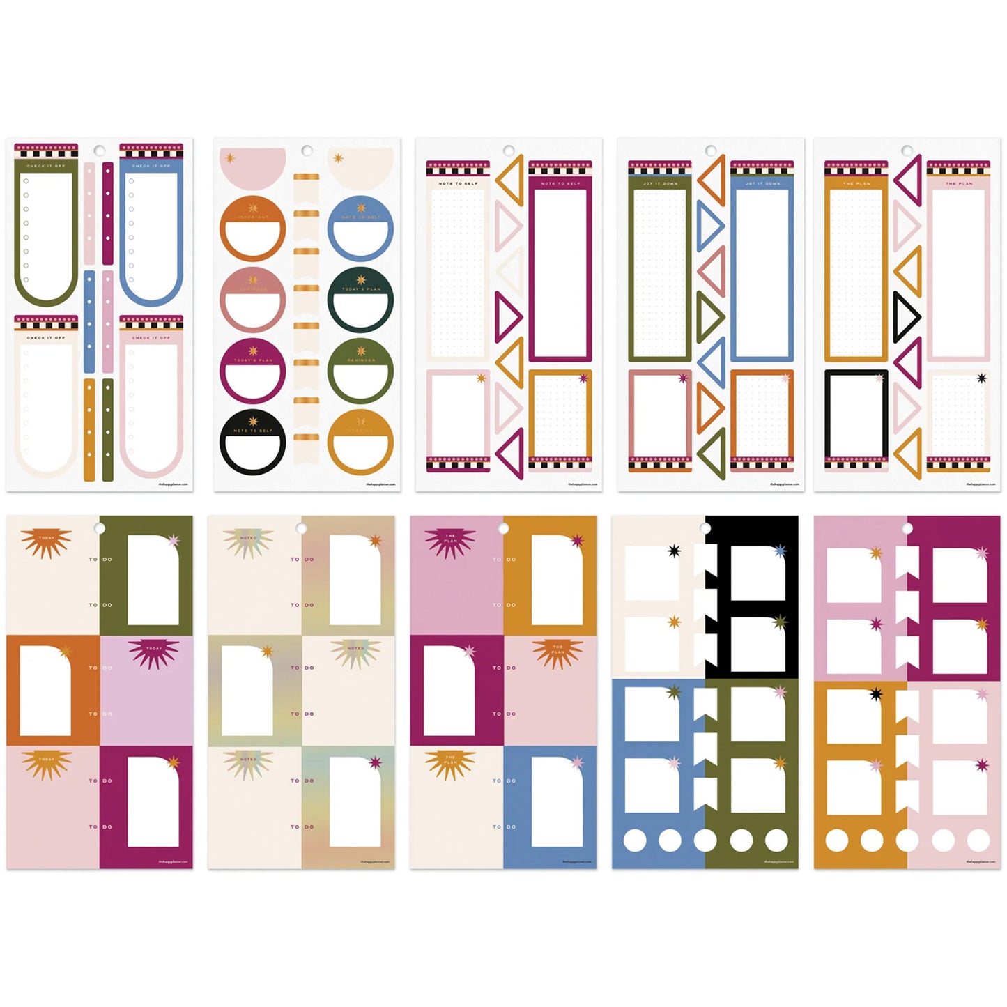 Happy Planner - Sticker Book - Horizon Lines