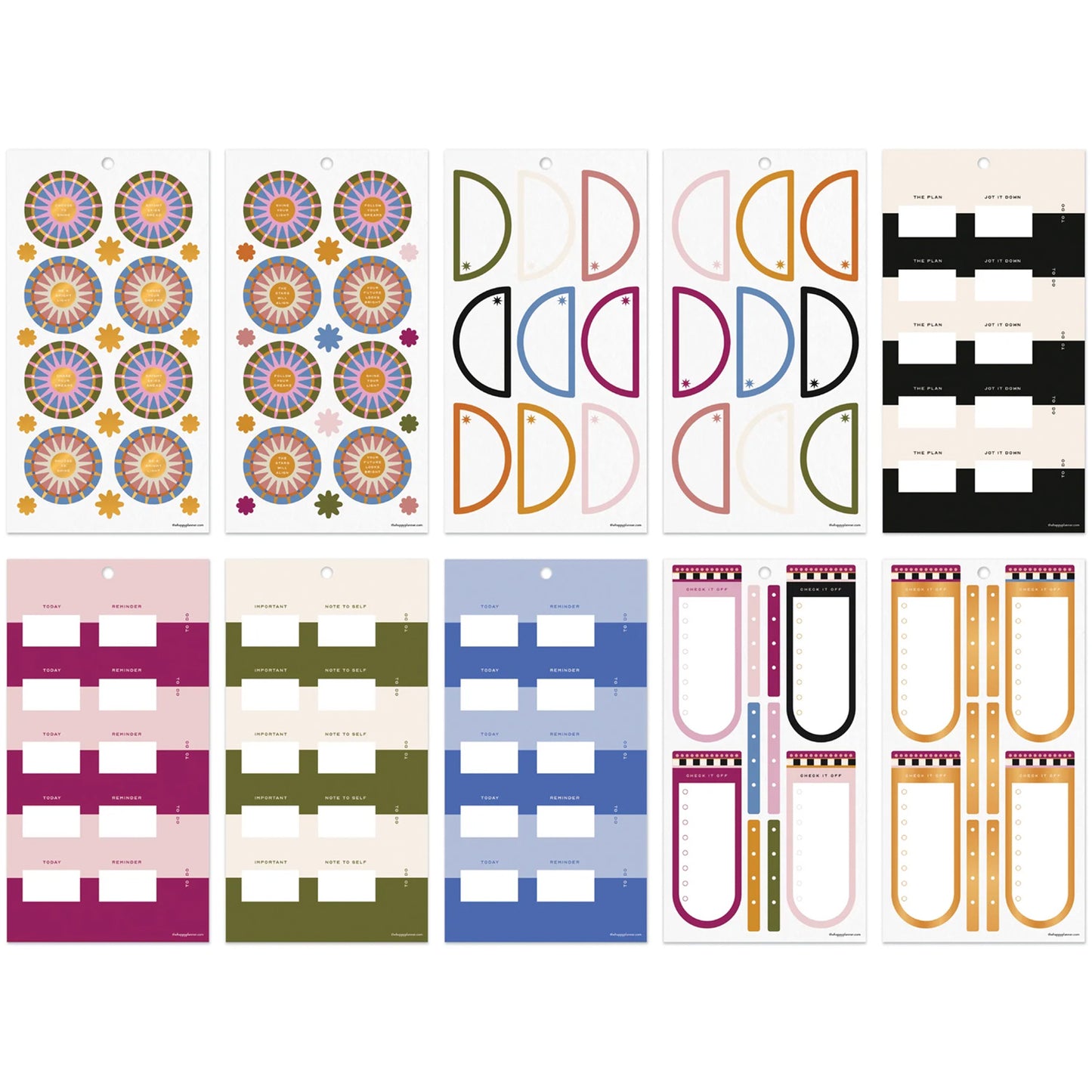 Happy Planner - Sticker Book - Horizon Lines