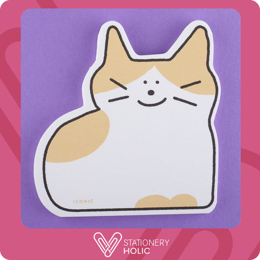 Iconic - Memo Pad - Doodle Cat Cheese