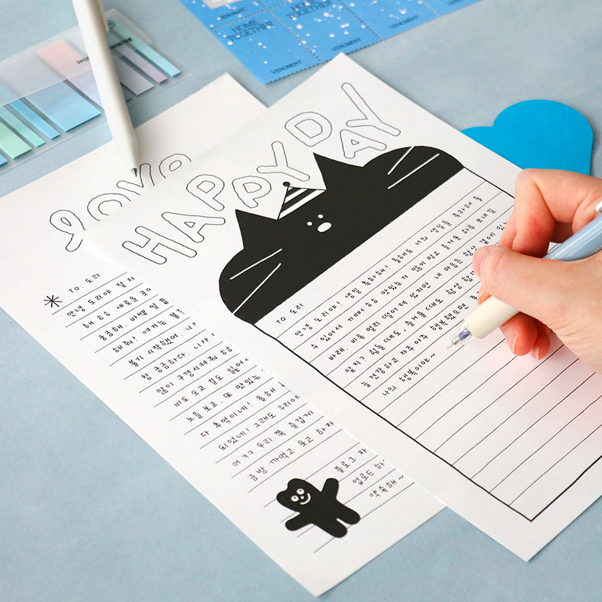 Iconic - Pad Para Cartas - Doodle White