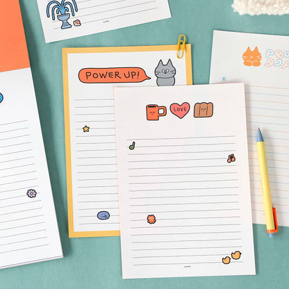 Iconic - Pad Para Cartas - Doodle Cream Yellow
