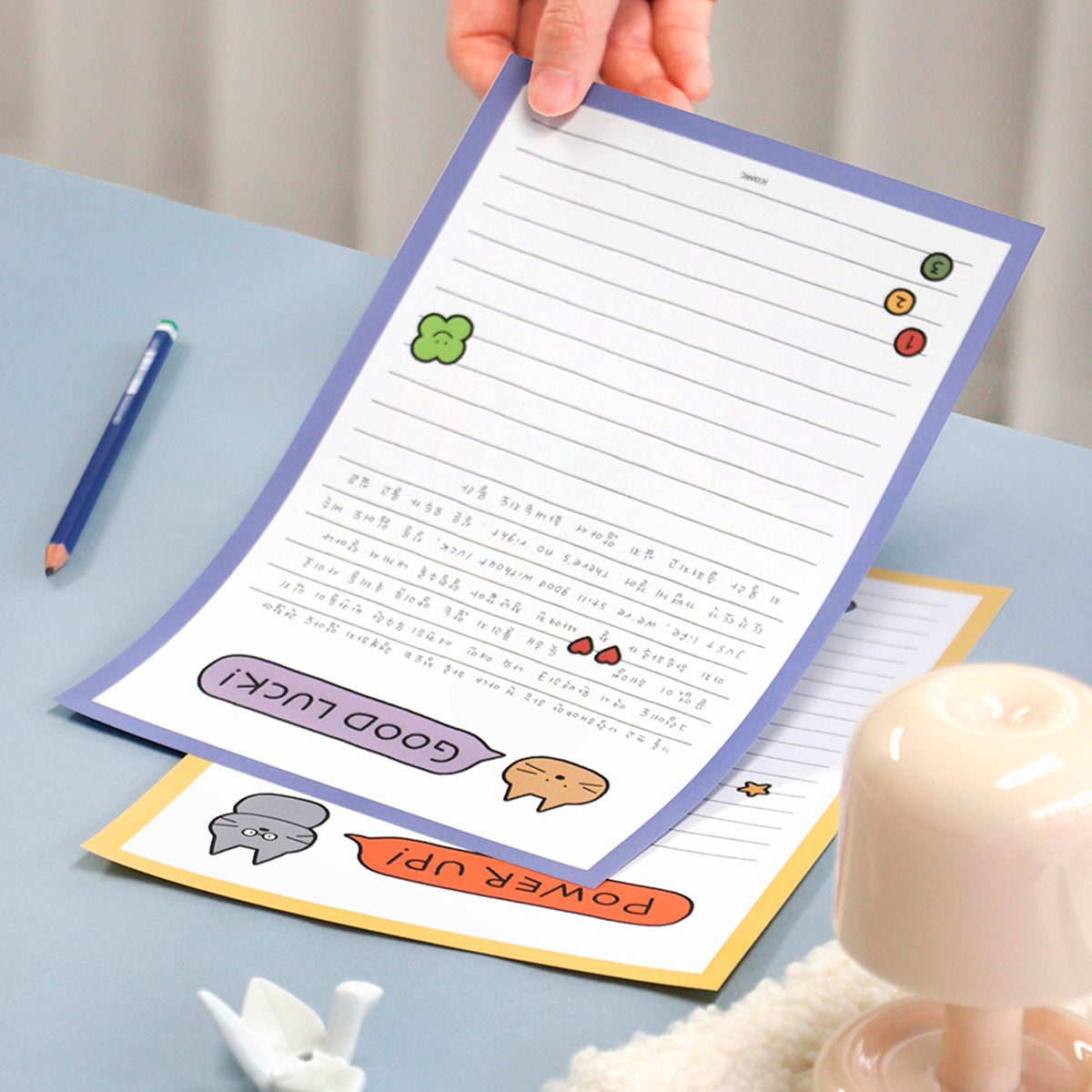 Iconic - Pad Para Cartas - Doodle Cream Yellow