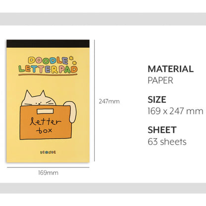 Iconic - Pad Para Cartas - Doodle Cream Yellow