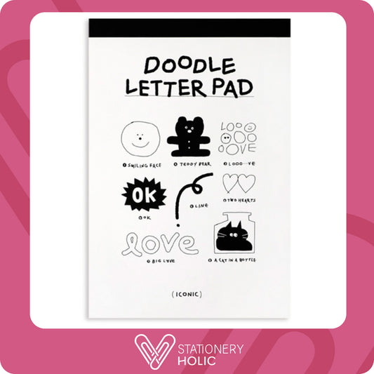 Iconic - Pad Para Cartas - Doodle White