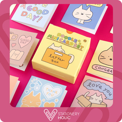 Iconic - Set de Tarjetitas Mini - Doodle Cream Yellow