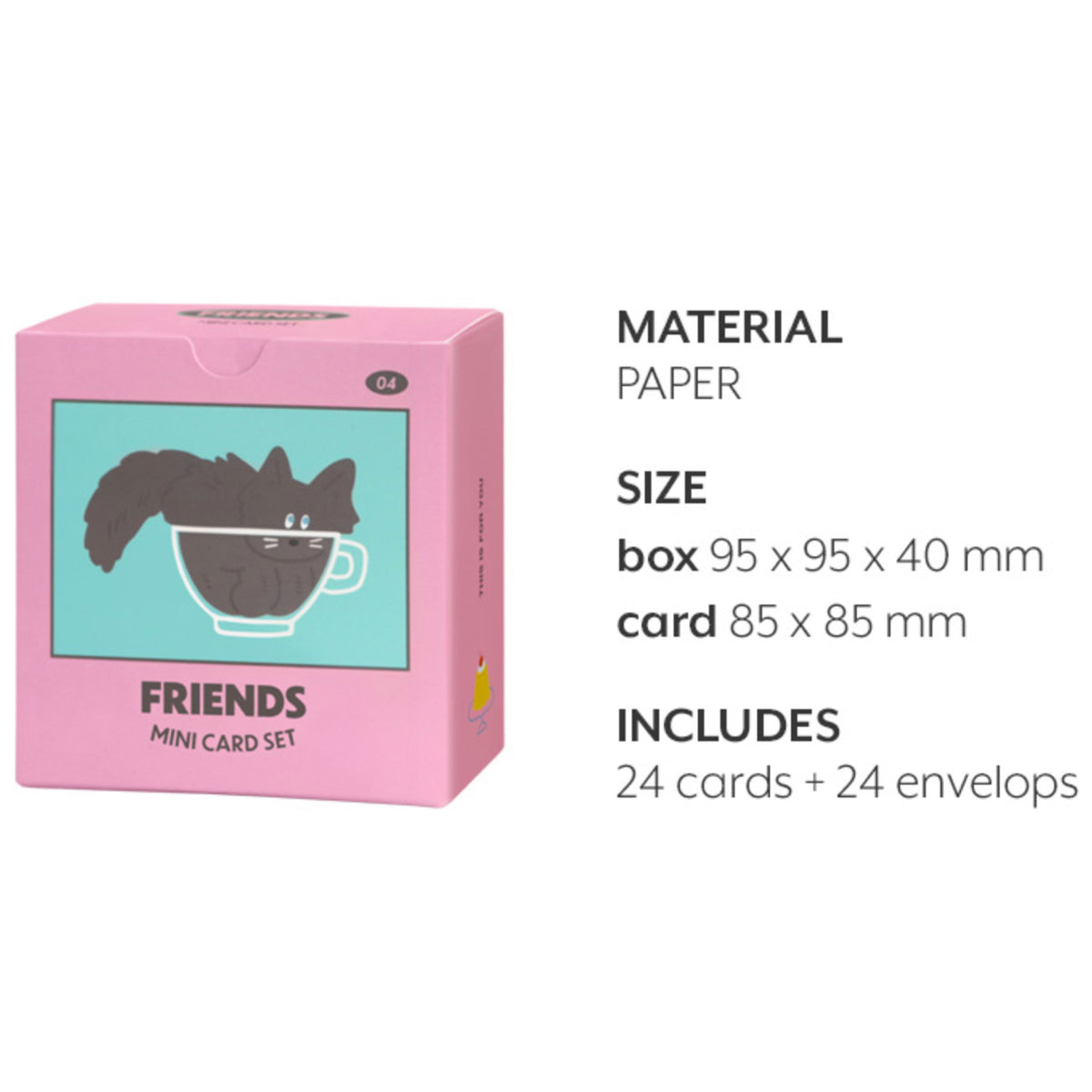 Iconic - Set de Tarjetitas Mini - Friends