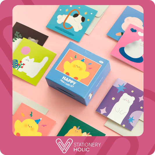Iconic - Set de Tarjetitas Mini - Happy