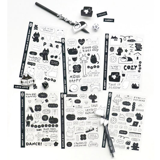 Iconic - Sticker Pack - Doodles Black