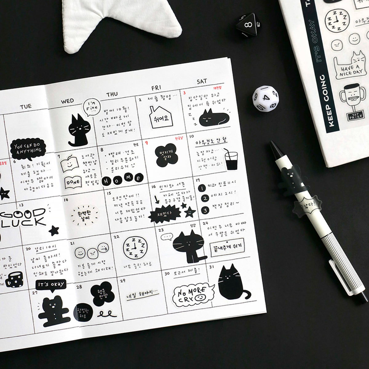 Iconic - Sticker Pack - Doodles Black