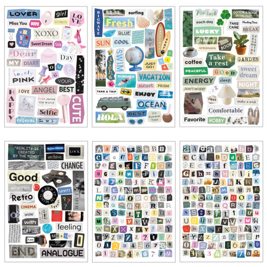 Iconic - Sticker Pack - Magazine Collage