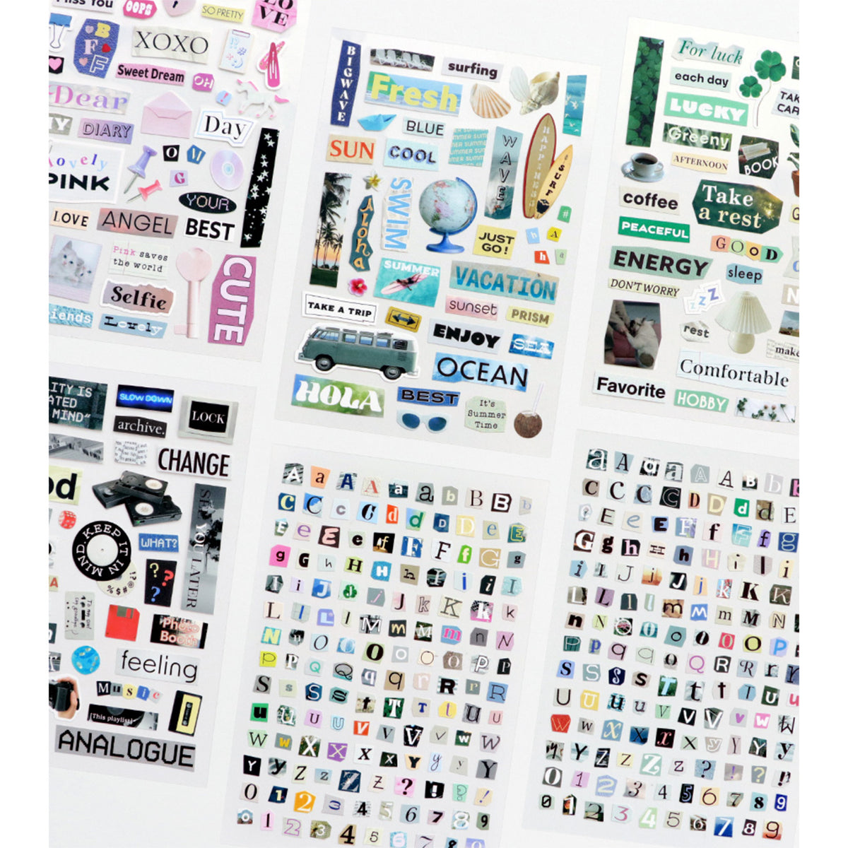 Iconic - Sticker Pack - Magazine Collage
