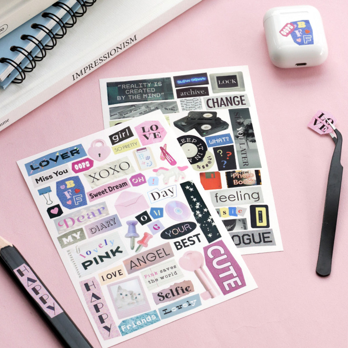 Iconic - Sticker Pack - Magazine Collage
