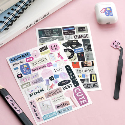 Iconic - Sticker Pack - Magazine Collage