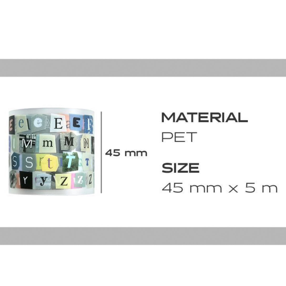 Iconic - Sticker Roll Pet - Magazine Collage