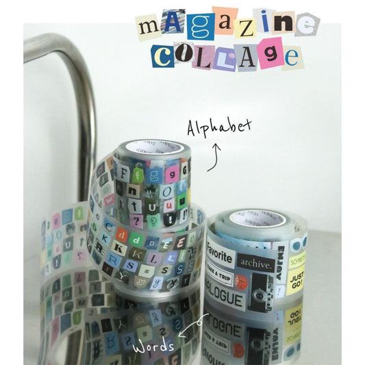 Iconic - Sticker Roll Pet - Magazine Collage