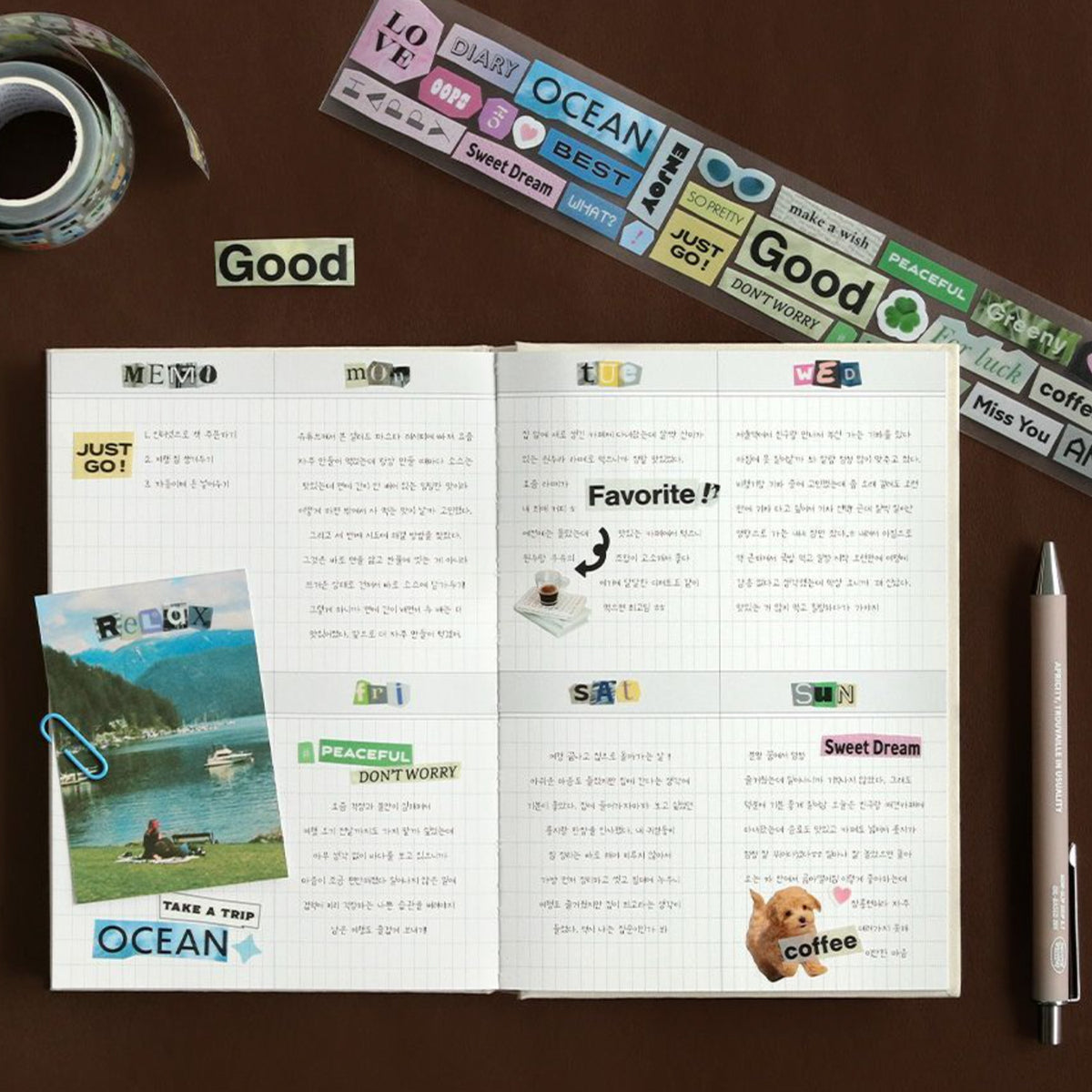 Iconic - Sticker Roll Pet - Magazine Collage