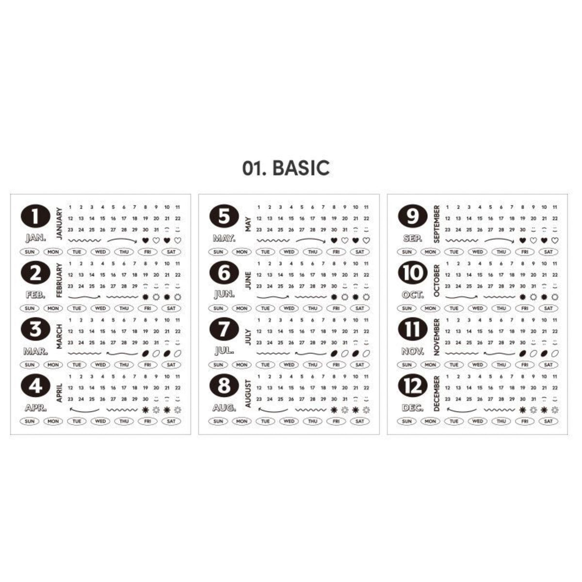 Iconic - Stickers Fechadores - 01 Basic