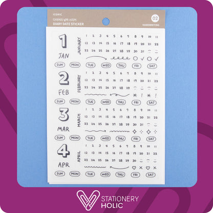 Iconic - Stickers Fechadores - 02 Handwriting