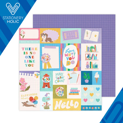 Jen Hadfield - Hoja de Papel 12 x 12 - Create Joy - Cards