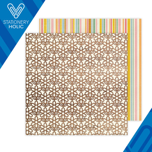 Jen Hadfield - Hoja de Papel 12 x 12 - Flower Child - Wood You Rather