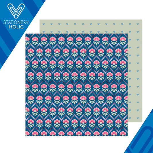 Jen Hadfield - Hoja de Papel 12 x 12 - Stardust - Groovy