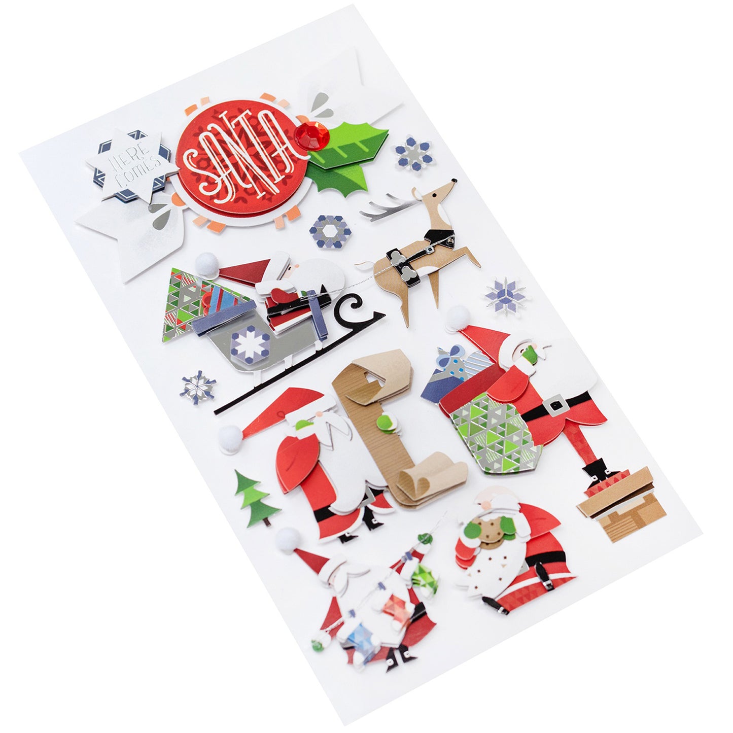 Jolee's Boutique - Stickers 3D - Santa