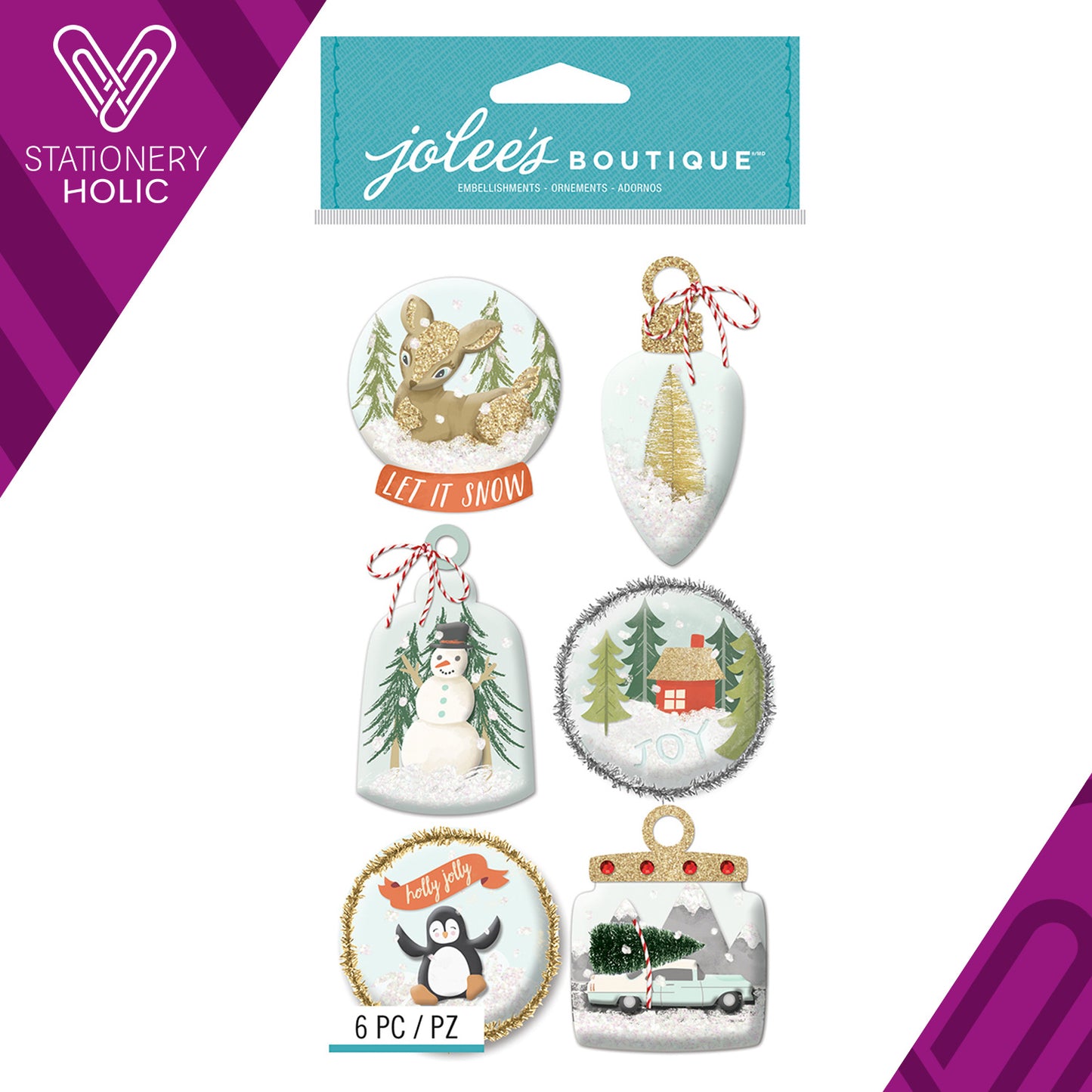 Jolee's Boutique - Stickers 3D - Ornaments