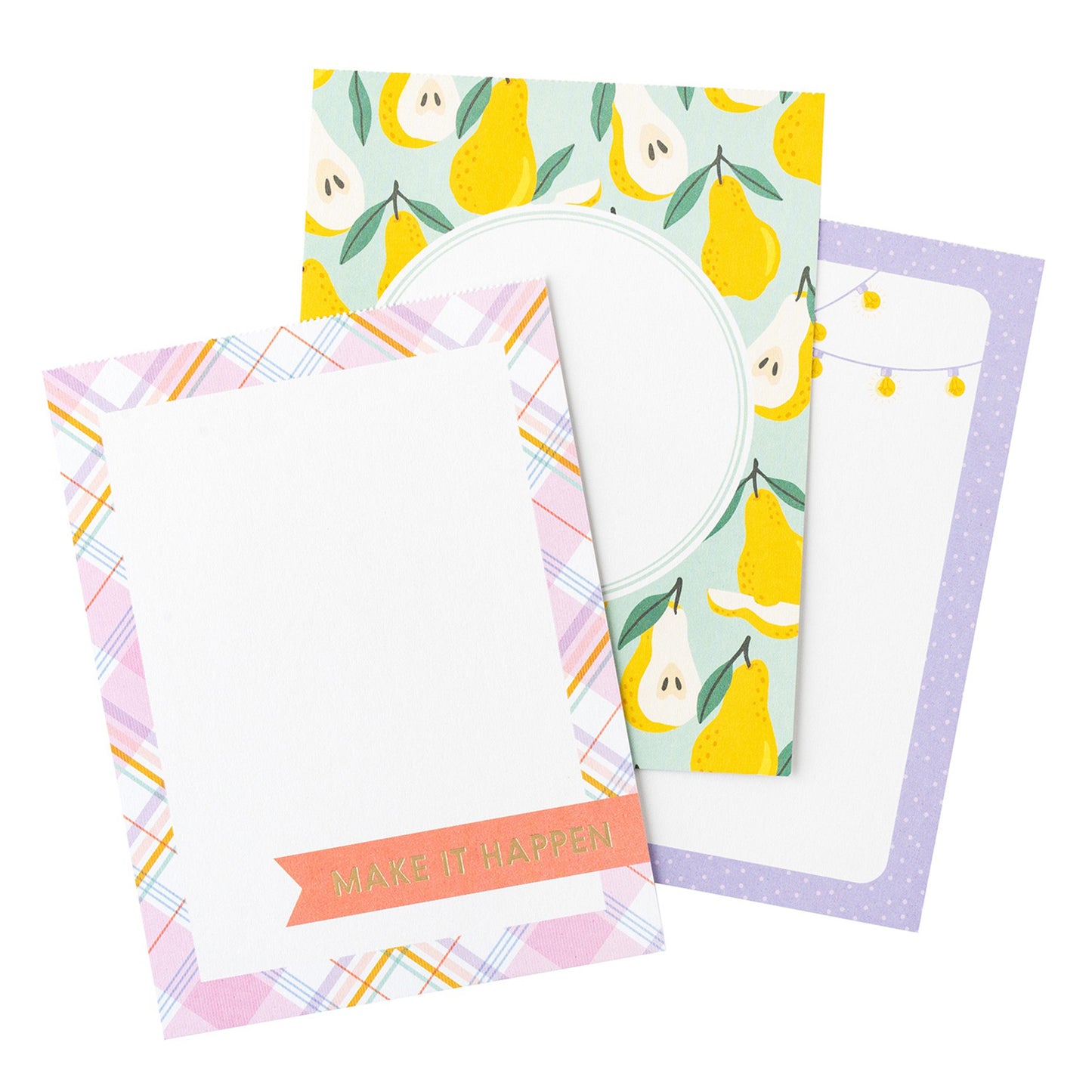 Bea Valint - 3 x 4 Journaling Cards - Poppy & Pear