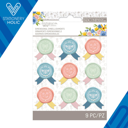 K& Company - Stickers 3D - Antique Garden