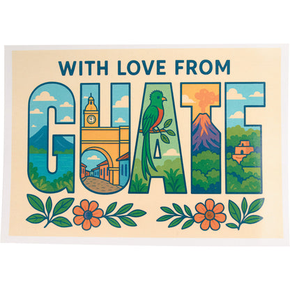 La Postaleria - Set 10 Postales - Guate