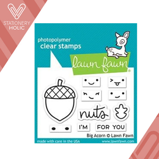 Lawn Fawn - Sellos 2 x 3 - Big Acorn