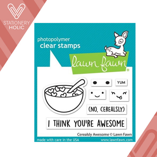 Lawn Fawn - Sellos 2 x 3 - Cerealsly Awesome