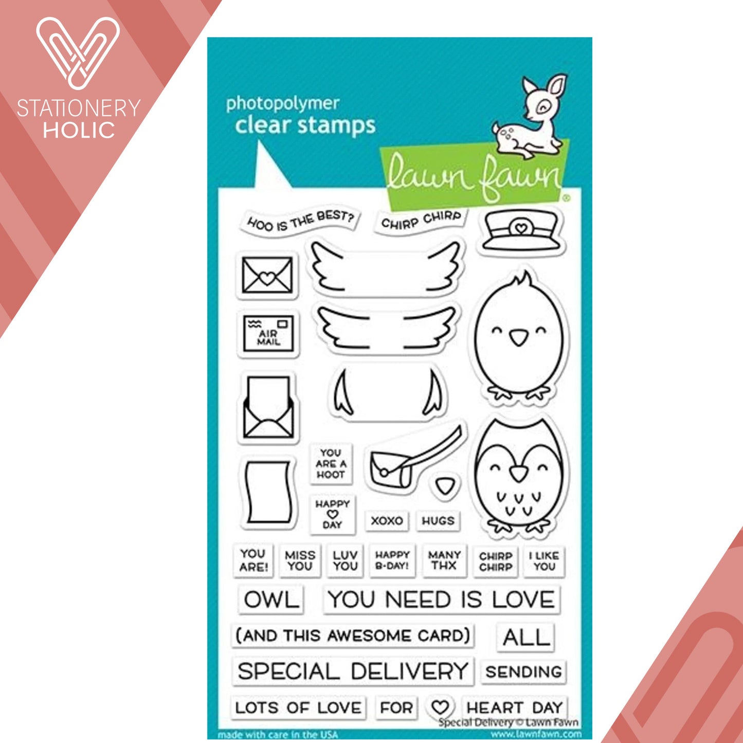 Lawn Fawn - Sellos 4 x 6 - Special Delivey