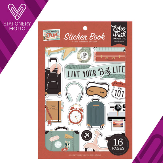 Echo Park - Sticker Book - Let's Take The Trip
