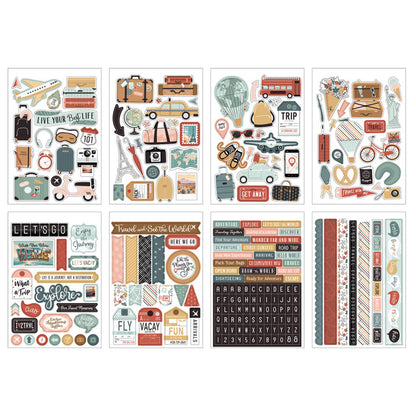 Echo Park - Sticker Book - Let's Take The Trip