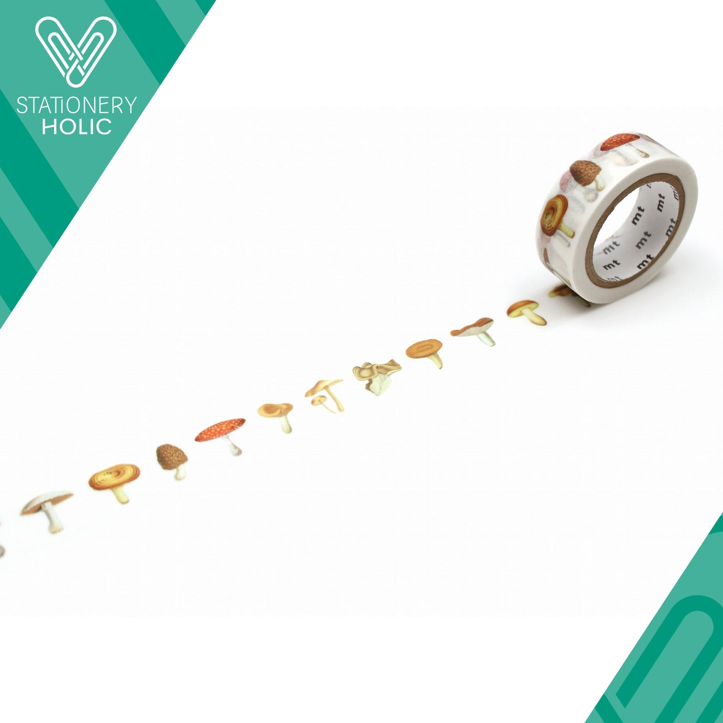 MT - Washi 15 mm - Mushroom