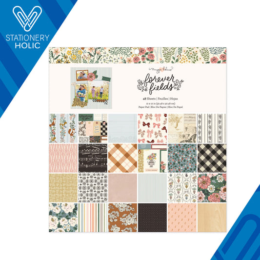 Maggie Holmes - Bloc Papel 12 x 12 - Forever Fields