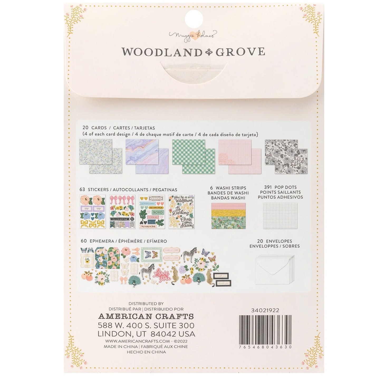Maggie Holmes - Card Making Kit - Woodland Grove