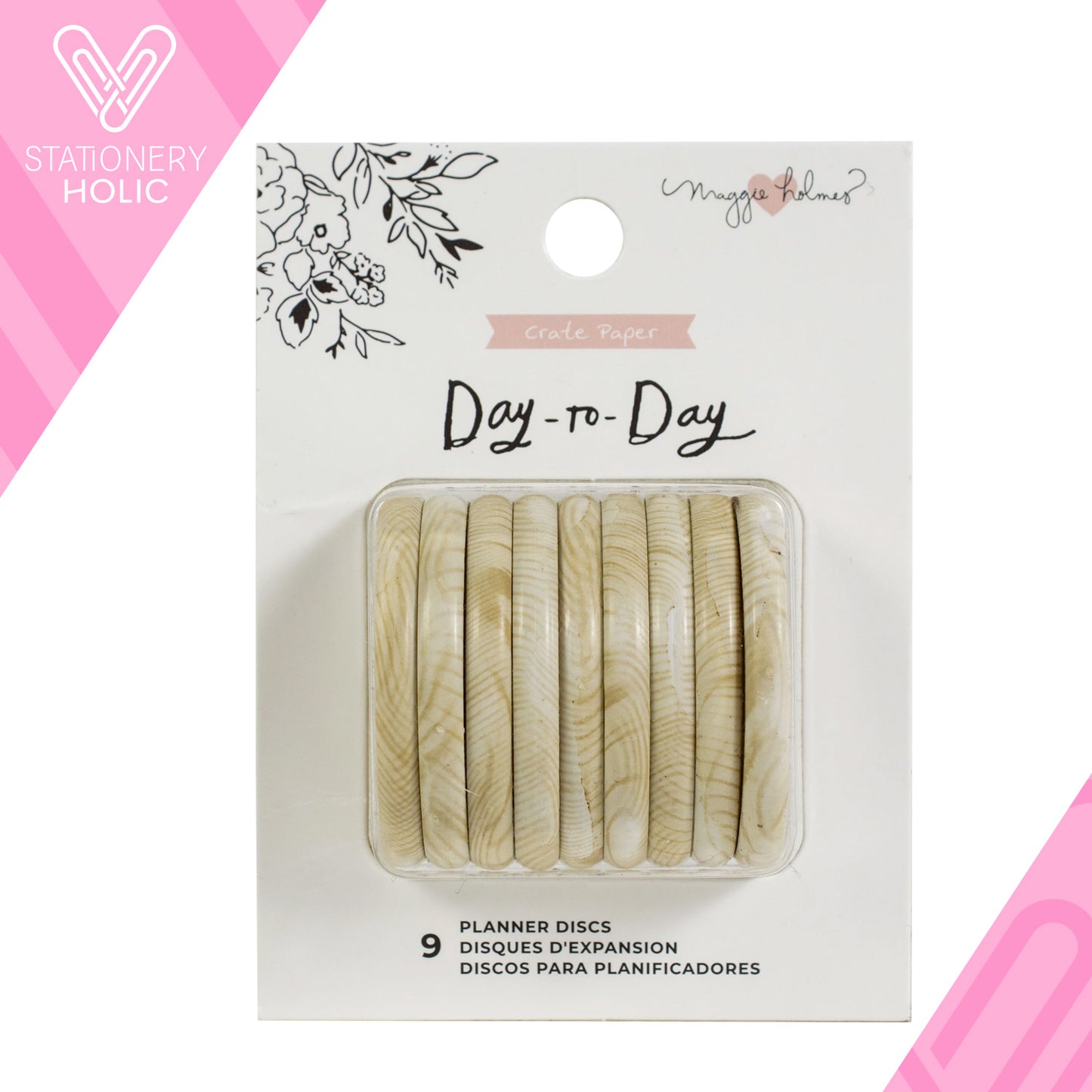 Maggie Holmes - Discos Plasticos - Wood Grain