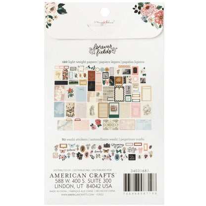 Maggie Holmes - Ephemera y Washi Stickers - Forever Fields