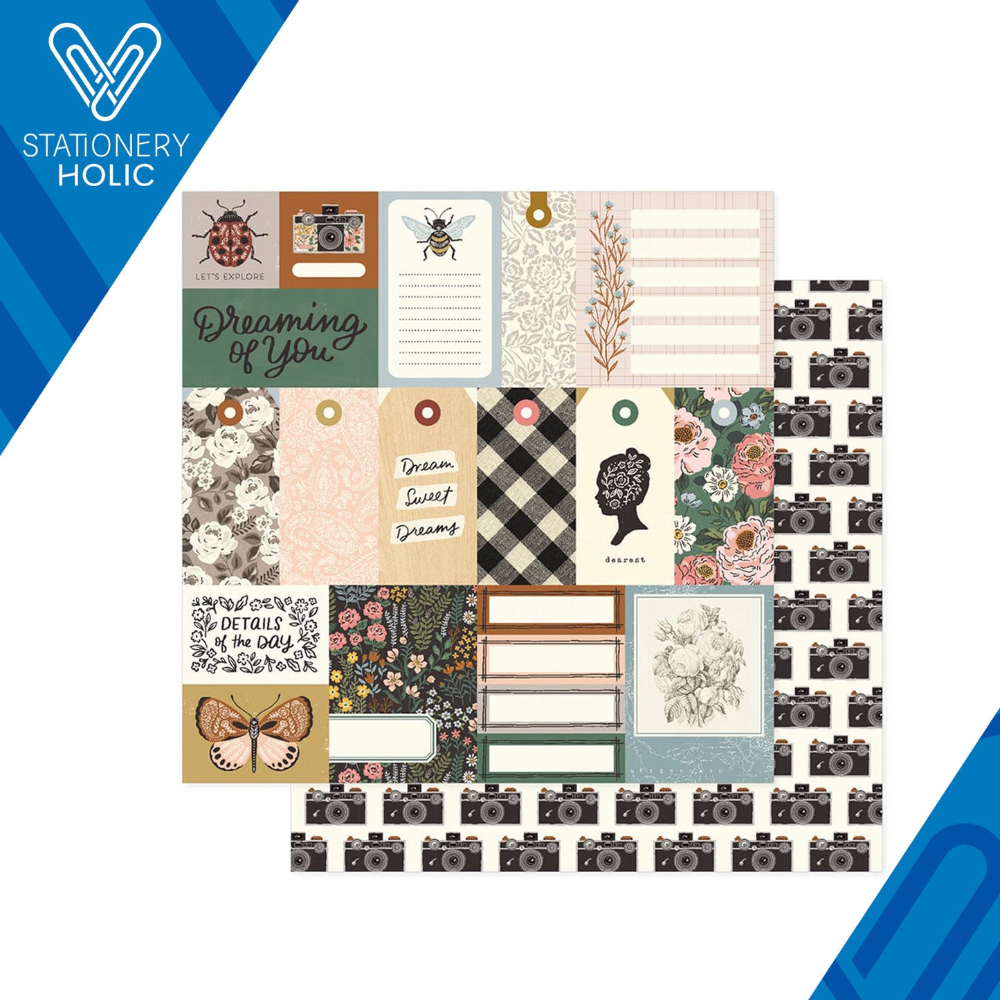 Maggie Holmes - Hoja de Papel 12 x 12 - Forever Fields - Dreaming Of You