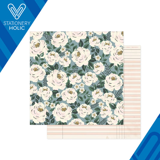 Maggie Holmes - Hoja de Papel 12 x 12 - Forever Fields - Just Like Today