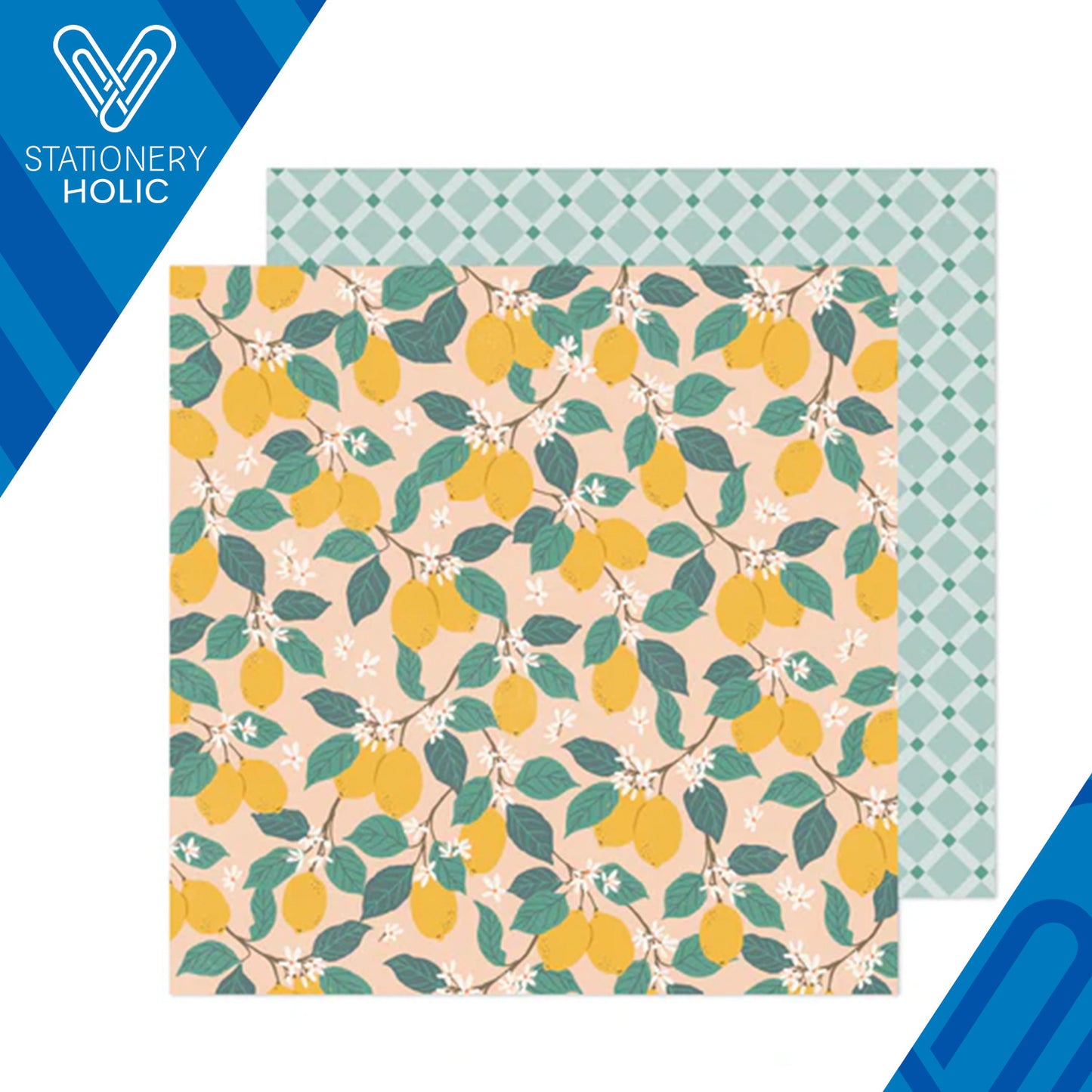 Maggie Holmes - Hoja de Papel 12 x 12 - Parasol - Citron