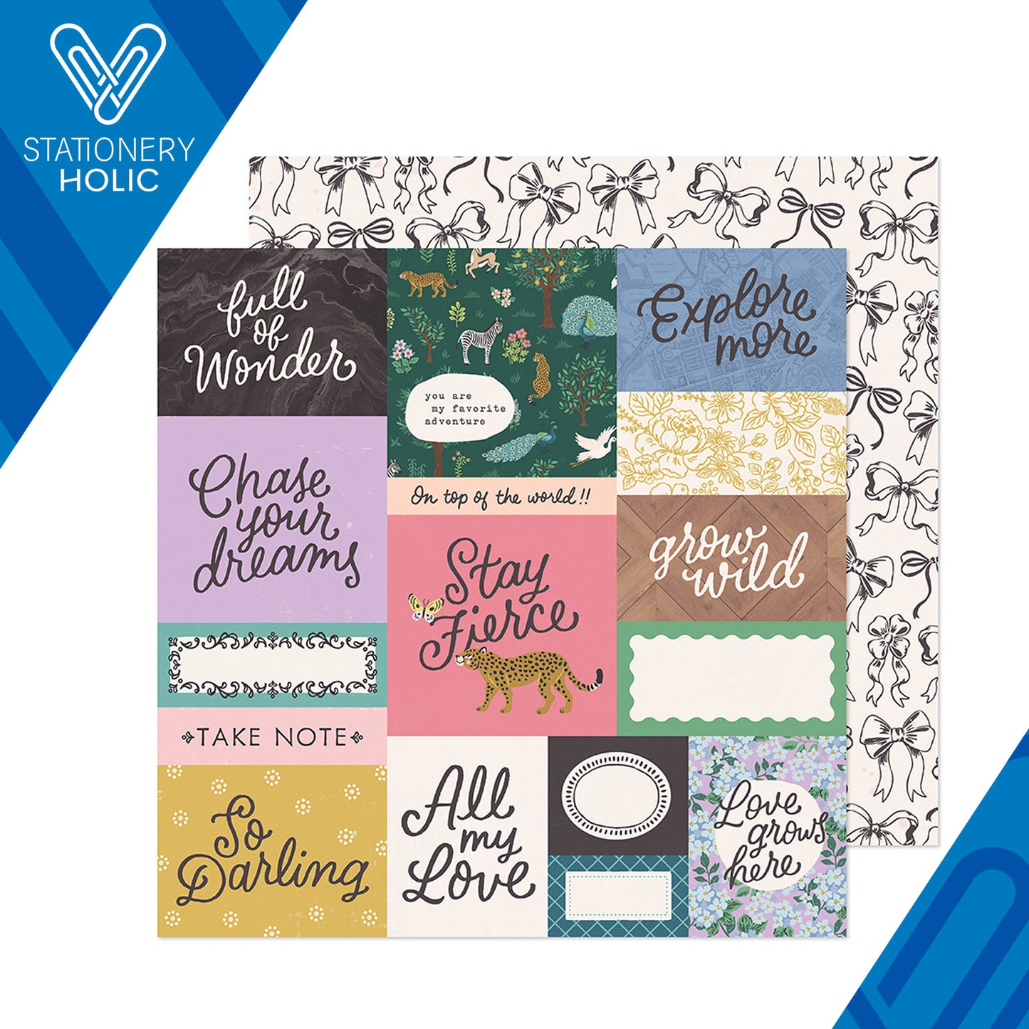 Maggie Holmes - Hoja de Papel 12 x 12 - Woodland Grove - Grow Wild