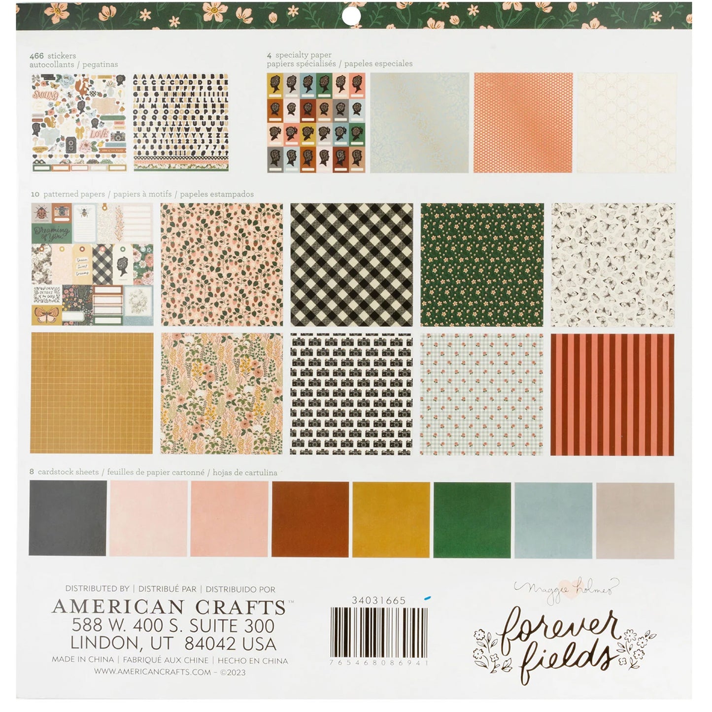 Maggie Holmes - Project Pad 12 x 12 - Forever Fields