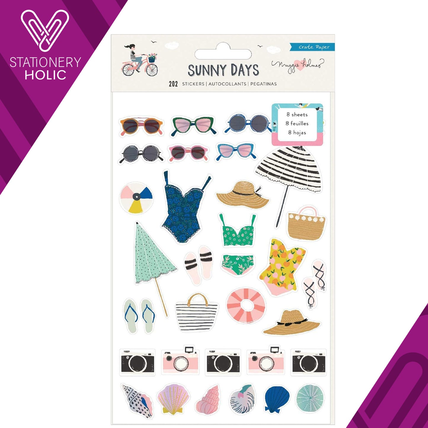 Maggie Holmes - Sticker Pad - Sunny Days